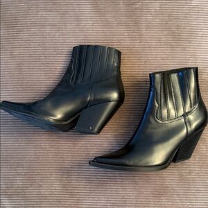 Zara Black Ankle Boots size 39